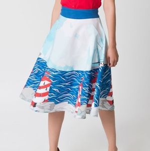 Unique Vintage Sailing Skirt